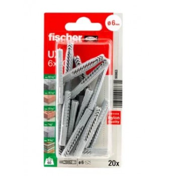 FISCHER - UX 6Χ50 ΝΑΙΛΟΝ ΒΥΣΜΑ - 20ΤΜΧ - 90863 FISCHER - UX 6Χ50 ΝΑΙΛΟΝ ΒΥΣΜΑ - 20ΤΜΧ - 90863