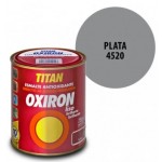 ΤΙΤΑΝ - PLATA - ΑΝΤΙΣΚΩΡΙΑΚΟ ΧΡΩΜΑ ΜΕΤΑΛΛΩΝ ΓΥΑΛΙΣΤΕΡΟ OXIRON LISO  - 4520