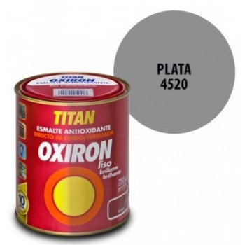 TITAN - PLATA - ANTI-RUST METALS COLOR GLOSSY OXIRON LISO - 4520 TITAN - PLATA - ANTI-RUST METALS COLOR GLOSSY OXIRON LISO - 4520