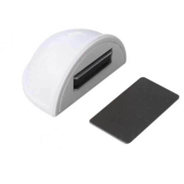 EFAISTOS - 8500-OA - PLASTIC DOOR STOP WITH MAGNET WHITE - Φ50mm - 850090 EFAISTOS - 8500-OA - PLASTIC DOOR STOP WITH MAGNET WHITE - Φ50mm - 850090