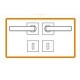 CONSET - ROSE HANDLE IN MAT-NICKEL - C1275-ROR-S05S04 CONSET - ROSE HANDLE IN MAT-NICKEL - C1275-ROR-S05S04