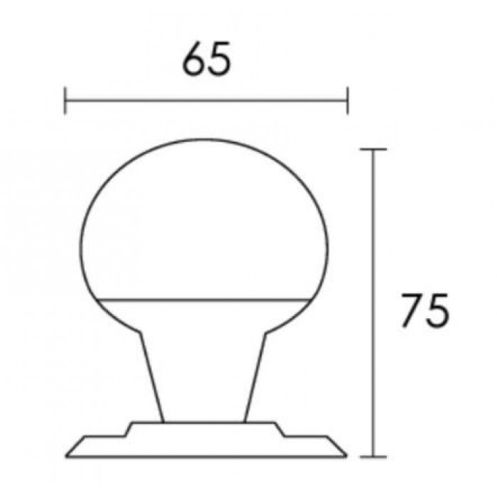 CONSET - MATTE NICKEL BALL HANDLE - C52165S05S05 CONSET - MATTE NICKEL BALL HANDLE - C52165S05S05