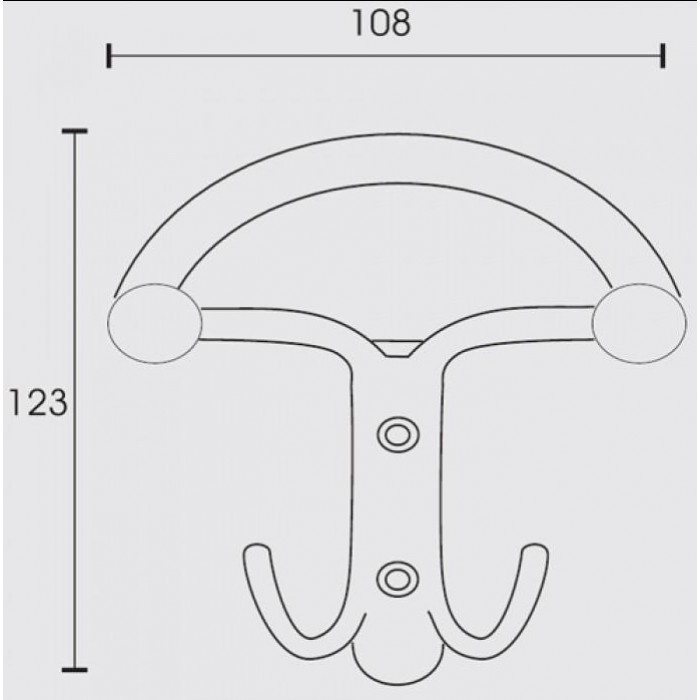 CONSET - LARGE MAT BLACK HANGER - C548S19S19 CONSET - LARGE MAT BLACK HANGER - C548S19S19