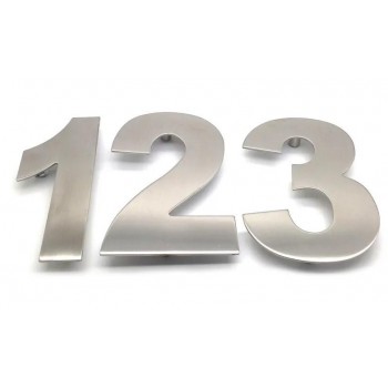 METALOR - ΑΡΙΘΜΟΣ ΔΥΟ ΙΝΟΧ ΜΑΤ - 12CM - 123-Β002 METALOR - ΑΡΙΘΜΟΣ ΔΥΟ ΙΝΟΧ ΜΑΤ - 12CM - 123-Β002