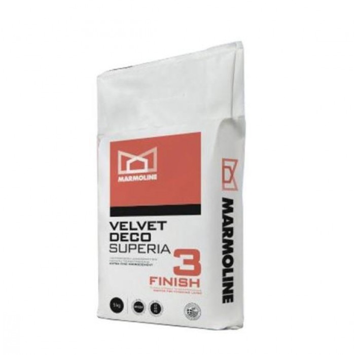 MARMOLINE - VELVET DECO SUPERIA 3 FINISH - CEMENT MORTAR BASE - 5KG - 0023446 MARMOLINE - VELVET DECO SUPERIA 3 FINISH - CEMENT MORTAR BASE - 5KG - 0023446