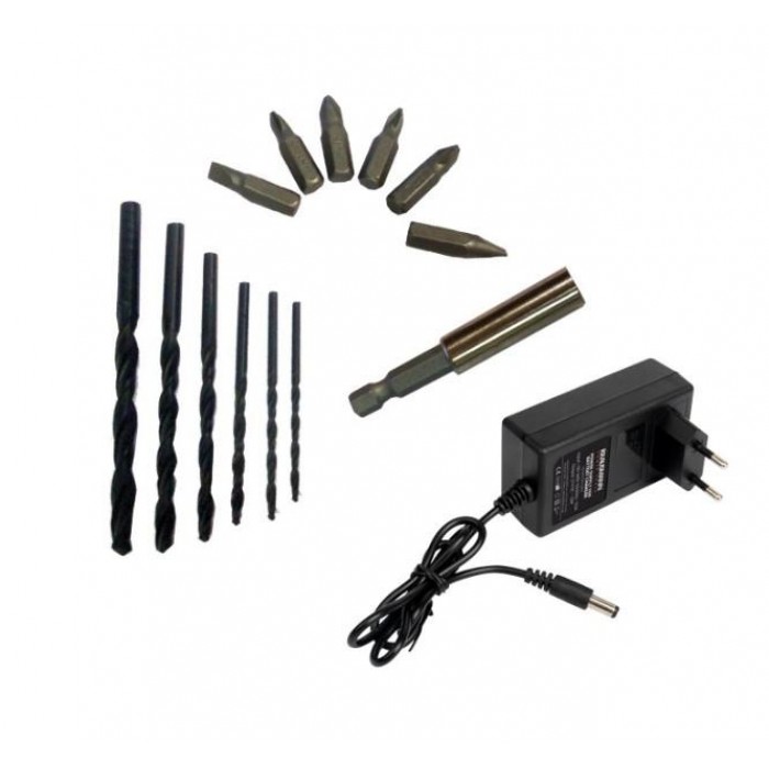 KRAUSMANN - ΔΡΑΠΑΝΟΚΑΤΣΑΒΙΔΟ ΚΡΟΥΣΤΙΚΟ -  2.0Α - 20V - ΚΑΣΕΤΙΝΑ + ΕΞΑΡΤHMATA - 7252 KRAUSMANN - ΔΡΑΠΑΝΟΚΑΤΣΑΒΙΔΟ ΚΡΟΥΣΤΙΚΟ -  2.0Α - 20V - ΚΑΣΕΤΙΝΑ + ΕΞΑΡΤHMATA - 7252