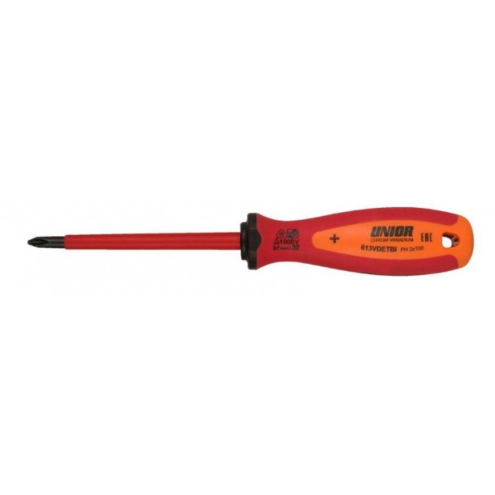 UNIOR - CROSS SCREWDRIVER 613VDE TBI (PH) -ΡΗ2Χ100 - 616445 UNIOR - CROSS SCREWDRIVER 613VDE TBI (PH) -ΡΗ2Χ100 - 616445