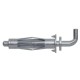FISCHER - HM 5X37 H PLASTERBOARD METAL BRACKET WITH CORNER IN BLISTER - 90925