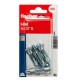 FISCHER - HM 6X37 S PLASTERBOARD METAL BRACKET WITH SCREW IN BLISTER - 90931