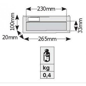 VIOMETAL - ΕΠΙΣΤΟΜΙΟ ΕΞΩΘΗΡΑΣ - ΛΕΥΚΟ - 205-96 VIOMETAL - ΕΠΙΣΤΟΜΙΟ ΕΞΩΘΗΡΑΣ - ΛΕΥΚΟ - 205-96