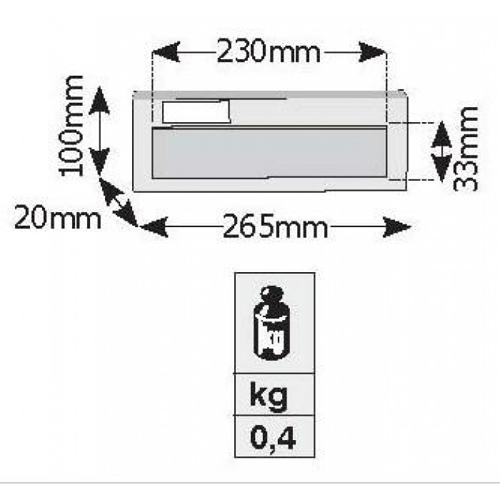 VIOMETAL - ΕΠΙΣΤΟΜΙΟ ΕΞΩΘΗΡΑΣ - ΛΕΥΚΟ - 205-96 VIOMETAL - ΕΠΙΣΤΟΜΙΟ ΕΞΩΘΗΡΑΣ - ΛΕΥΚΟ - 205-96
