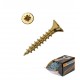 FISCO - 3.5X18 BRASS-PLATED CHIPBOARD SCREW - 1000 PIECES - 28617 FISCO - 3.5X18 BRASS-PLATED CHIPBOARD SCREW - 1000 PIECES - 28617