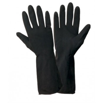 BIOMHANICAL LATEX GLOVES - BLACK - NoXL - 27964