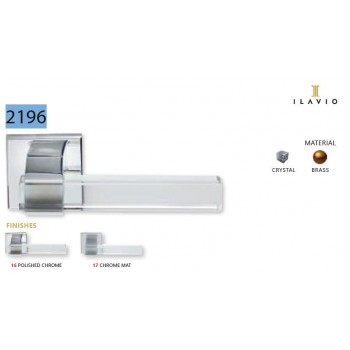 ZOGOMETAL ILAVIO - KNOB 2196/05 - MATT CHROME COATING - PAIR - 08.2196/04.13