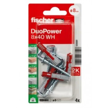 FISCHER - DUOPOWER 8Χ40 ΝΑΥΛΟΝ ME ΒΥΣΜA - 535001 FISCHER - DUOPOWER 8Χ40 ΝΑΥΛΟΝ ME ΒΥΣΜA - 535001
