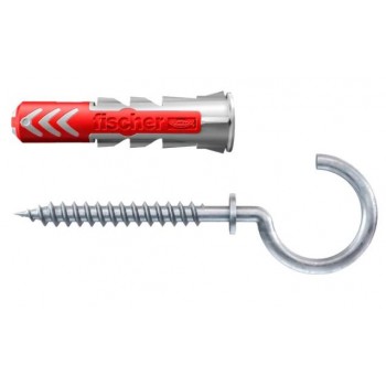 FISCHER - DUOPOWER 6X30 PLUG WITH HOOK 6PCS - 535013 FISCHER - DUOPOWER 6X30 PLUG WITH HOOK 6PCS - 535013