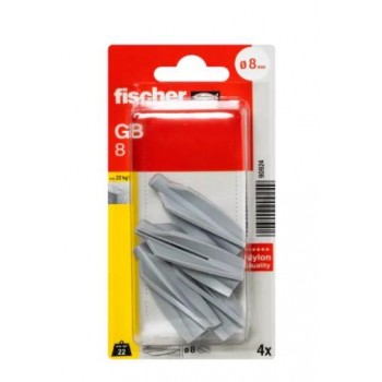 FISCHER - GB 8 ΒΥΣΜΑ ΓΙΑ ΠΟΡΟΜΠΕΤΟΝ ΣΕ BLISTER - 4ΤΜΧ - 90924 FISCHER - GB 8 ΒΥΣΜΑ ΓΙΑ ΠΟΡΟΜΠΕΤΟΝ ΣΕ BLISTER - 4ΤΜΧ - 90924