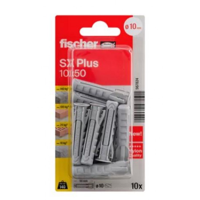 FISCHER - SX PLUS 10X50 K ΒΥΣΜΑ BLISTER - 10ΤΜΧ - 567824 FISCHER - SX PLUS 10X50 K ΒΥΣΜΑ BLISTER - 10ΤΜΧ - 567824