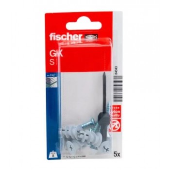 FISCHER - GK S ΝΑΙΛΟΝ ΒΥΣΜΑ ΓΥΨΟΣΑΝΙΔΑΣ ΜΕ ΒΙΔΑ ΣΕ BLISTER - 5ΤΜΧ - 84343 FISCHER - GK S ΝΑΙΛΟΝ ΒΥΣΜΑ ΓΥΨΟΣΑΝΙΔΑΣ ΜΕ ΒΙΔΑ ΣΕ BLISTER - 5ΤΜΧ - 84343