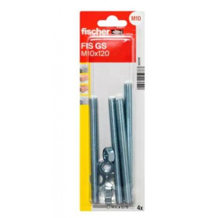FISCHER - FIS GS M10X120 ΚΟΧΛΙΑΣ ΧΗΜΙΚΟΥ ΑΓΚΥΡΙΟΥ ΣΕ BLISTER - 4ΤΜΧ - 503791 FISCHER - FIS GS M10X120 ΚΟΧΛΙΑΣ ΧΗΜΙΚΟΥ ΑΓΚΥΡΙΟΥ ΣΕ BLISTER - 4ΤΜΧ - 503791