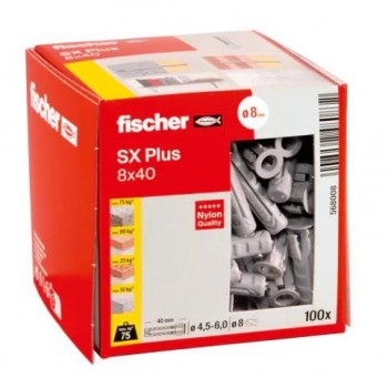 FISCHER - SX PLUS 8X40 ΒΥΣΜΑ - 100ΤΜΧ - 568008 FISCHER - SX PLUS 8X40 ΒΥΣΜΑ - 100ΤΜΧ - 568008