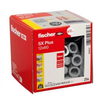 FISCHER - SX PLUS 12X60 ΒYΣΜΑ - 25ΤΜΧ - 568012 FISCHER - SX PLUS 12X60 ΒYΣΜΑ - 25ΤΜΧ - 568012