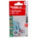 FISCHER - DUOPOWER 6X30 OH NYLON PLUG WITH HOOK IN BLISTER - 4PCS - 535005 FISCHER - DUOPOWER 6X30 OH NYLON PLUG WITH HOOK IN BLISTER - 4PCS - 535005
