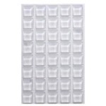 ΑΝΤΙΘΟΡΥΒΙΚΑ ΣΙΛΙΚΟΝΗΣ ΑΥΤΟΚΟΛΛΗΤΑ ΙΤΑΛΙΑΣ ΤΕΤΡΑΓΩΝΑ - 12.5Χ12.5Χ5.8mm - 20TMX - 35470