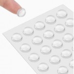 ΑΝΤΙΘΟΡΥΒΙΚΑ ΣΙΛΙΚΟΝΗΣ ΑΥΤΟΚΟΛΛΗΤΑ ΣΤΡΟΓΓΥΛΑ ΔΙΑΦΑΝΑ - Φ13Χ4 - 20ΤΜΧ - 35465