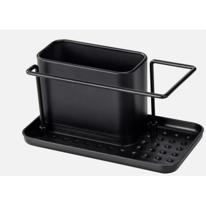 WENKO - SINK ORGANIZER ORIO BLACK BQ - 550781121 WENKO - SINK ORGANIZER ORIO BLACK BQ - 550781121