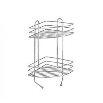 WENKO 2-LEVEL CORNER SHELF CHROME - 154981121 WENKO 2-LEVEL CORNER SHELF CHROME - 154981121