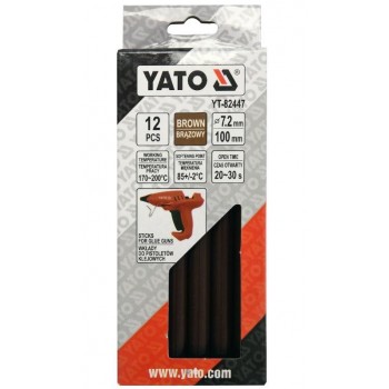 YATO - THERMAL ADHESIVE BROWN COLOR - 7.2MM - 12 PIECES - YT-82447 YATO - THERMAL ADHESIVE BROWN COLOR - 7.2MM - 12 PIECES - YT-82447