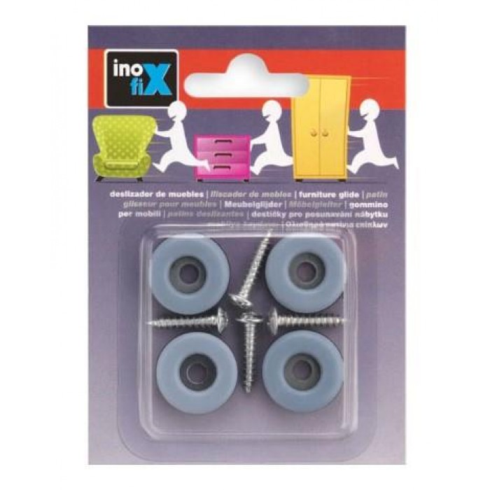 INOFIX - ΠΑΤΙΝΙΑ ΟΛΙΣΘΗΡΑ ΕΠΙΠΛΩΝ-  38mm - 4 ΤΕΜΑΧΙΑ - 3517-7 INOFIX - ΠΑΤΙΝΙΑ ΟΛΙΣΘΗΡΑ ΕΠΙΠΛΩΝ-  38mm - 4 ΤΕΜΑΧΙΑ - 3517-7