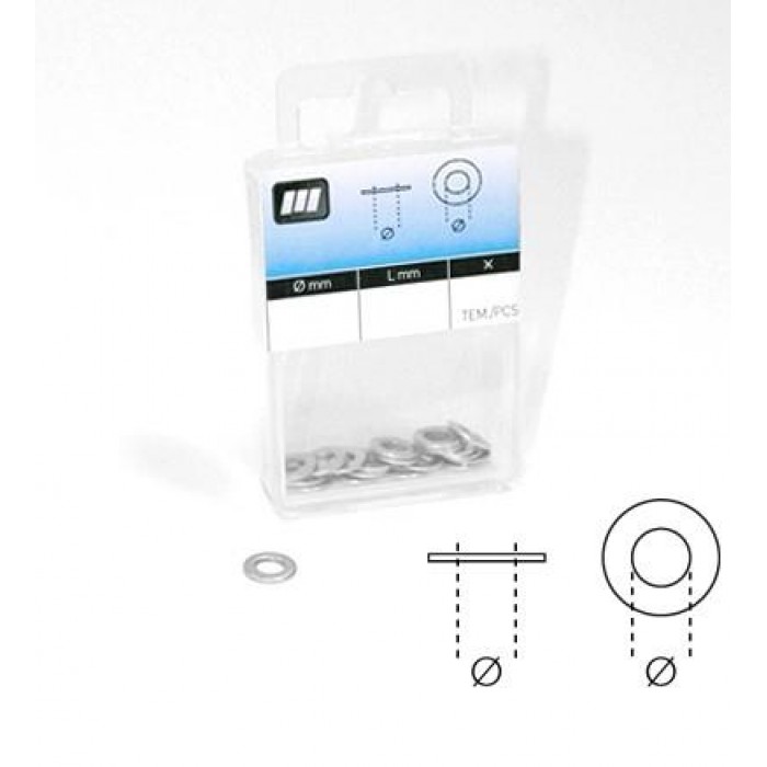 GALVANIZED WIDE WASHERS DIN 9021 - 8X24 - 10 PIECES - 27301130 GALVANIZED WIDE WASHERS DIN 9021 - 8X24 - 10 PIECES - 27301130