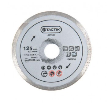 TACTIX - ΔΙΑΜΑΝΤΟΔΙΣΚΟΣ 125mm ΞΗΡΑΣ ΚΟΠΗΣ ΠΛΑΚΙΔΙΩΝ - 70563 TACTIX - ΔΙΑΜΑΝΤΟΔΙΣΚΟΣ 125mm ΞΗΡΑΣ ΚΟΠΗΣ ΠΛΑΚΙΔΙΩΝ - 70563