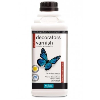 POLYVINE - DECORATORS VARNISH - SATIN FINISH - 500ML - 009880 POLYVINE - DECORATORS VARNISH - SATIN FINISH - 500ML - 009880