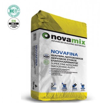 NOVAMIX - NOVAFINA WHITE ACRYLIC STOCK WHITE - WHITE - 20kg - 00047 NOVAMIX - NOVAFINA WHITE ACRYLIC STOCK WHITE - WHITE - 20kg - 00047