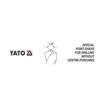 YATO - COBALT DRILL 8mm - YT-4080 YATO - COBALT DRILL 8mm - YT-4080