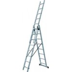 BULLE SSS9 ALUMINIUM LADDER TRIPLE EXPANDED WITH 27 STOOLS - 631121