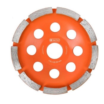 TACTIX - DIAMOND CONCRETE GRINDING DISC - M14X125mm - 426003 TACTIX - DIAMOND CONCRETE GRINDING DISC - M14X125mm - 426003