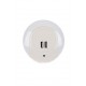 ΦΩΤΙΣΤΙΚΟ ΝΥΚΤΟΣ LED 1W - 3000K ΜΕ ΑΙΣΘΗΤΗΡΑ ΦΩΤΟΣ + 2xUSB - 68725 ΦΩΤΙΣΤΙΚΟ ΝΥΚΤΟΣ LED 1W - 3000K ΜΕ ΑΙΣΘΗΤΗΡΑ ΦΩΤΟΣ + 2xUSB - 68725