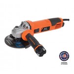 KRAUSMANN - ΓΩΝΙΑΚΟΣ ΤΡΟΧΟΣ ΜΕ ΡΥΘΜΙΣΗ ΤΑΧΥΤΗΤΑΣ ΣΤΡΟΦΩΝ - 125mm/1100W - 71951