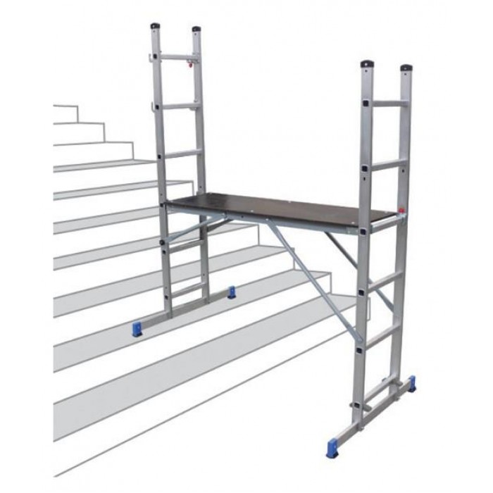 BULLE - MINI SCAFFOLDING-ALUMINUM LADDER 2X6 - 631168 BULLE - MINI SCAFFOLDING-ALUMINUM LADDER 2X6 - 631168