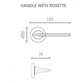 ILAVIO - 2401 04BB KNOB No2401 PAIR OF ROSETS CHROME - 08.2401.04BB.0016 ILAVIO - 2401 04BB KNOB No2401 PAIR OF ROSETS CHROME - 08.2401.04BB.0016