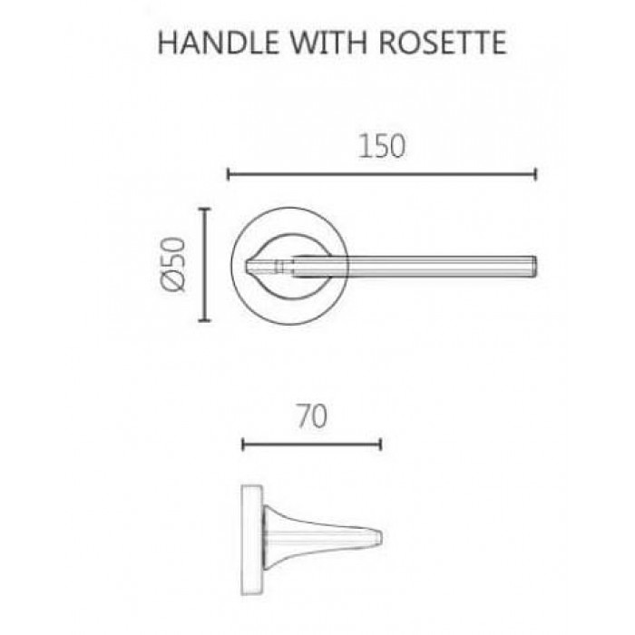 ILAVIO - 2401 04BB KNOB No2401 PAIR OF ROSETS CHROME - 08.2401.04BB.0016 ILAVIO - 2401 04BB KNOB No2401 PAIR OF ROSETS CHROME - 08.2401.04BB.0016