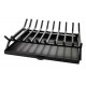 FIREPLACE GRID 659 BLACK WITH ASHTRAY - 27.659 FIREPLACE GRID 659 BLACK WITH ASHTRAY - 27.659