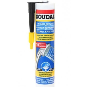 SOUDAL  -ΣΙΛΙΚΟΝΗ ΑΝΤΙΜΟΥΧΛΙΚΗ 280ml -  ΜΑΥΡΗ - 122989142 SOUDAL  -ΣΙΛΙΚΟΝΗ ΑΝΤΙΜΟΥΧΛΙΚΗ 280ml -  ΜΑΥΡΗ - 122989142