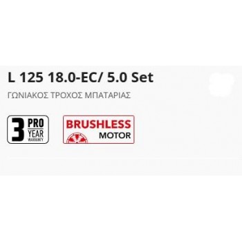 FLEX -  SET 18V ΓΩΝΙΑΚΟΣ ΤΡΟΧΟΣ L-125-18 125mm - D00312 FLEX -  SET 18V ΓΩΝΙΑΚΟΣ ΤΡΟΧΟΣ L-125-18 125mm - D00312