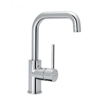 Viospiral Etna Tall Sink Mixer Inox Silver Viospiral Etna Tall Sink Mixer Inox Silver
