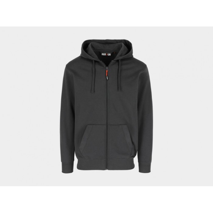 HEROCK TOBIN HOODED SWEATER ANTHRACITE HEROCK TOBIN HOODED SWEATER ANTHRACITE